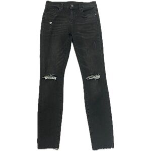 Blank NYC The Bond Mid Rise Skinny Jeans Black Size 26